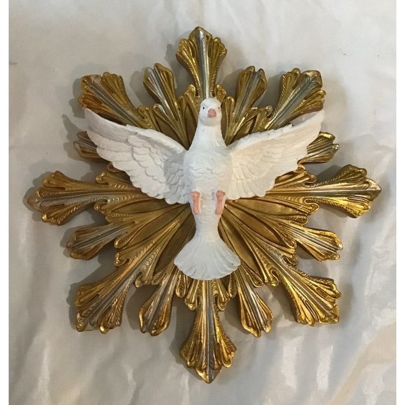 BIAGIO HOLY SPIRIT DOVE ~ Purity, Love And Peace 11” Wall Decor - Picture 2 of 5